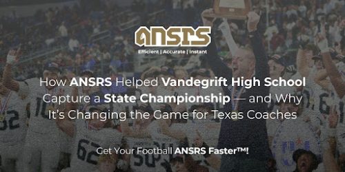 Adjust to Win: How ANSRS Helped Vandegrift High School Capture a State Championship — and Why It’s Changing the Game for Texas Coaches